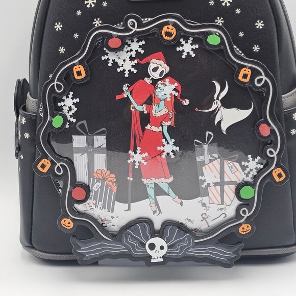 Loungefly Disney The Nightmare Before Christmas Jack & Sally Snowflake Backpack main image 4
